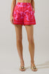 Rency Floral Arvery Pleated Shorts